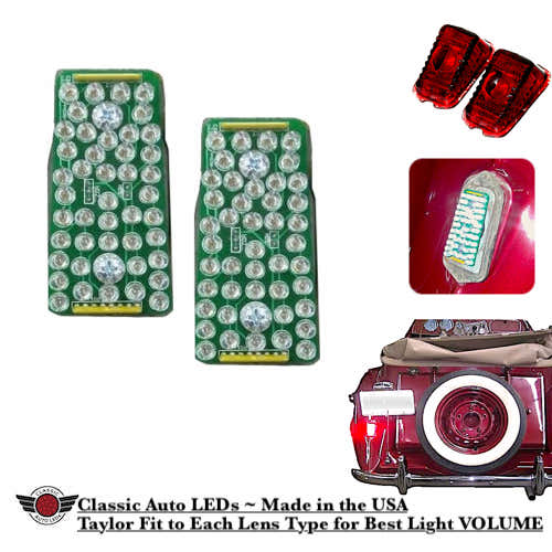 Lucas L471 LED Rear Light Board Set for MG TD | EARLY TRIUMPH TR2 MORRIS MINOR 803cc ~ Early 948cc