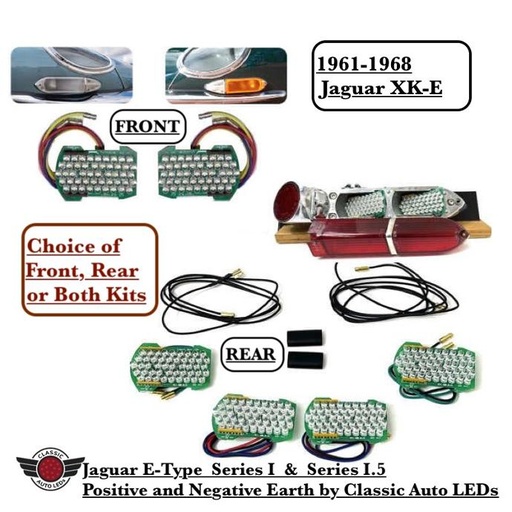 Jaguar E-Type 1961-1968 S1/1.5 LED Board Sets